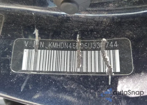 2006 Hyundai Elantra Gls/Gt/Limited из США, поврежденный, VIN KMHDN46D06U331744